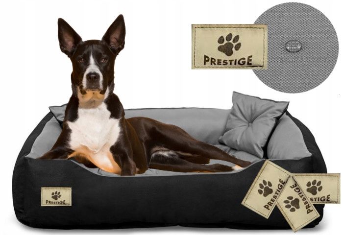 Legowisko Dla Psa Kojec Prestige 55X45 Cm Wodoodporne Szare zdjęcie 7