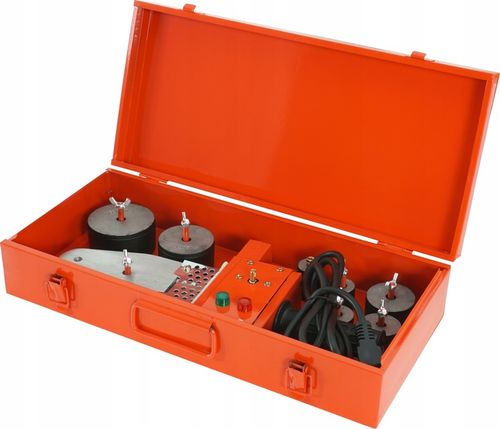 ZGRZEWARKA POLIFUZYJNA DO ZGRZEWANIA RUR PP PCV 800W MOCNA + MATRYCE ZESTAW na Arena.pl