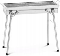 Grill węglowy z rusztem 43x25cm ROYAL RCEK-1050 - idealny na piknik