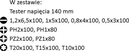 Zestaw wkrętaków wkrętaki izolowane 13-el. 1000V na Arena.pl