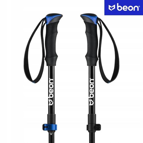 KIJE TREKKINGOWE SKŁADANE REGULOWANE KIJKI W GÓRY TURYSTYCZNE ALUMINIOWE na Arena.pl