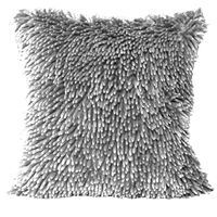Poszewka Shaggy 50X50 Srebrna