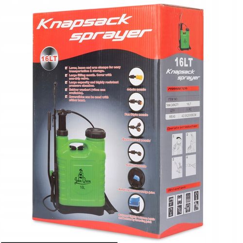 OPRYSKIWACZ RĘCZNY CIŚNIENIOWY PLECAKOWY DŁUGA LANCA 4x DYSZE JOHNGREEN 16L na Arena.pl