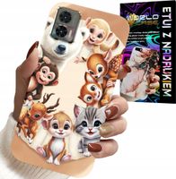 ETUI DO MOTOROLA EDGE 30 NEO - PLECKI DLA DZIECI W ZWIERZĘTA LEŚNE CASE