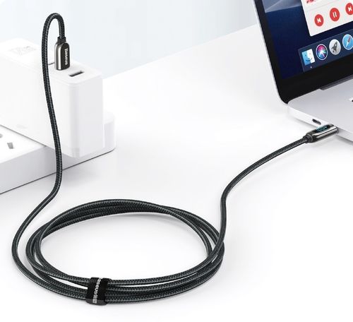BASEUS MOCNY KABEL USB-C SZYBKIE ŁADOWANIE PRZEWÓD TYP-C PD 100W QC 5A 1M na Arena.pl