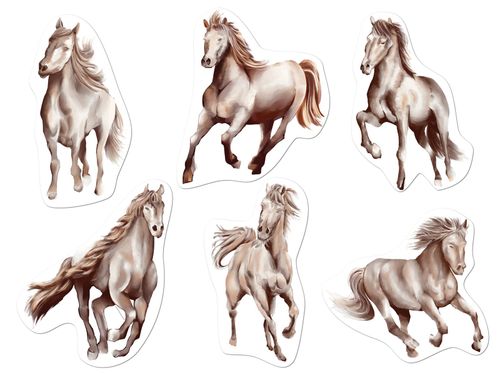 Dekoracja dwustronna Koniki, 12 szt. na Arena.pl