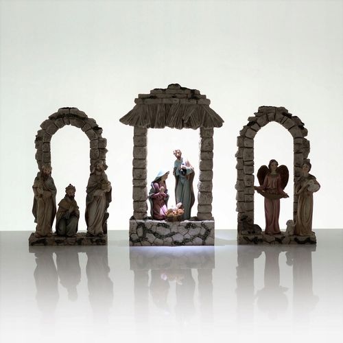 Piękna oryginalna BOŻONARODZENIOWA szopka LED świecąca na Arena.pl