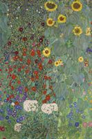 Plakat 61x91,5cm Farm Garden, Gustaw Klimt Vintage do Salonu