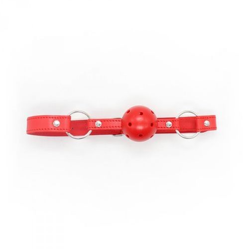 knebel breathable ball gag (rosso) na Arena.pl