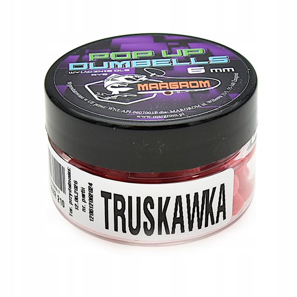 Dumbells POP UP 6 mm Margrom TRUSKAWKA przynęta Method Feeder zdjęcie 2