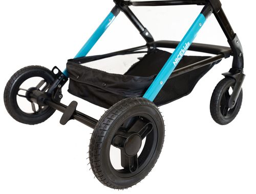 wózek dla dzieci aluminiowy 3w1 508 nicekids seledynowo czarny na Arena.pl