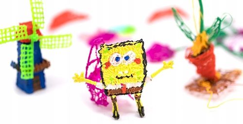 DŁUGOPIS 3D DLA DZIECI DRUKARKA MAGICZNY PEN ZESTAW + WKŁADY PLA 109 METRÓW na Arena.pl