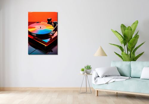 Obraz 60x90cm Wibracje Retro Winyli na Arena.pl