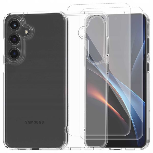 Spacecase Clear Hybrid Case Galaxy S25 zdjęcie 1