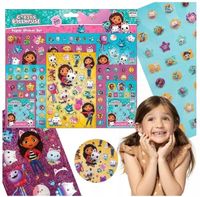 Naklejki Dla Dzieci Koci Domek Gabi Gabby Dollhouse zestaw 500 szt kolorowe