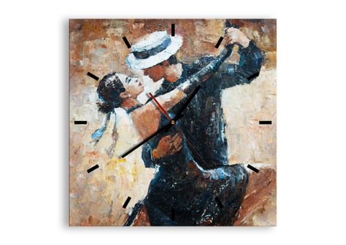 Zegar Ścienny - Tancerze Tango - 40X40 Cm - C3Ac40X40-3773 na Arena.pl