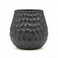 Matero Ceramiczne Yerba Mate Plaster Miodu - 400 ml (Czarny Mat)