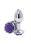 korek analny aluminiowy ns novelties fioletowy mały 7.6 cm