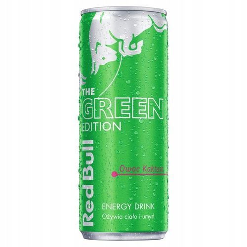 RED BULL Napój Energetyczny Green kaktus 12x250ml ZESTAW na Arena.pl