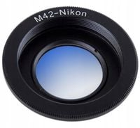 Adapter M42 NIKON NIESKOŃCZONOŚĆ SOCZEWKA 8 powłok