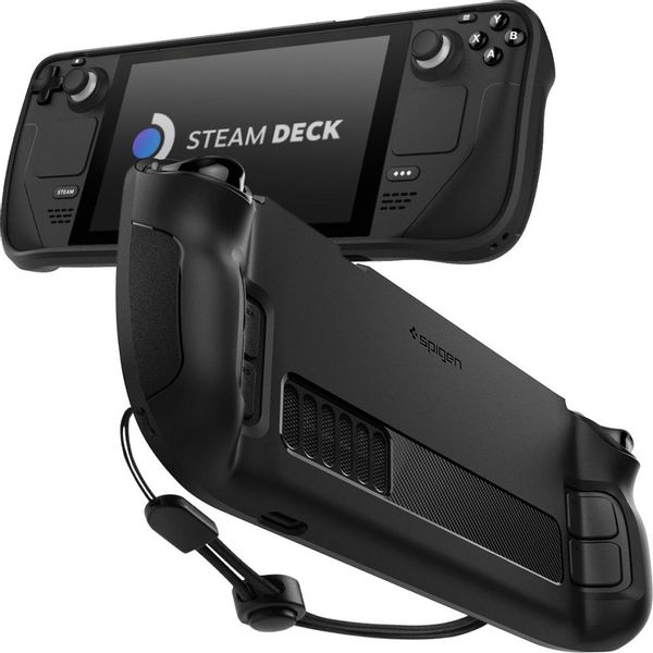 SPIGEN RUGGED ARMOR STEAM DECK / OLED MATTE BLACK zdjęcie 1