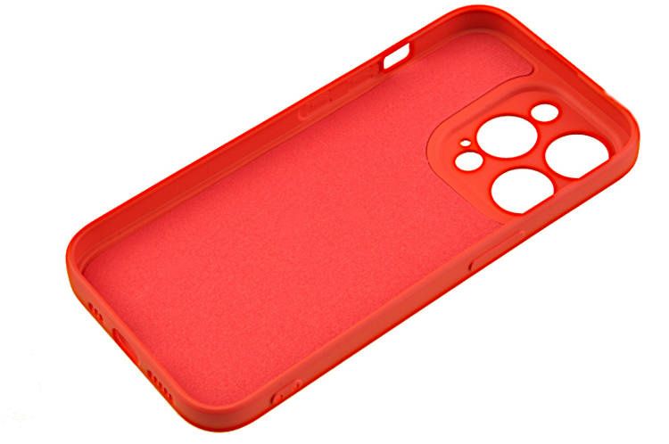 Etui silikonowe Tint do Apple iPhone 14 Pro czerwony zdjęcie 3
