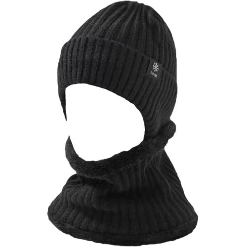 CZAPKA I KOMIN ZESTAW MĘSKA ZIMOWA DWUWARSTWOWA na Arena.pl