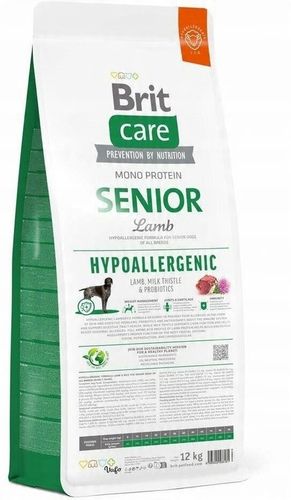 BRIT CARE Hypoallergenic Senior Lamb 12kg na Arena.pl