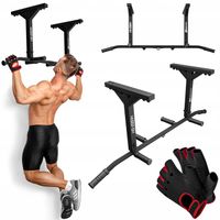 Drążek do podciągania ćwiczeń sufitowy 6 uchwytów uchwyt na worek