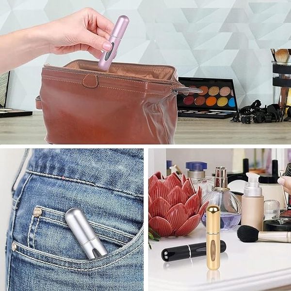 6x ATOMIZER PODRÓŻNY PERFUMY PERFUM 5ML DOZOWNIK zdjęcie 9