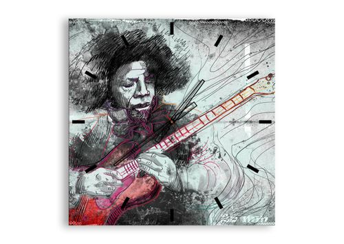 Zegar Ścienny - Gitara Muzyka  - 60X60 Cm - C3Ac60X60-2559 na Arena.pl