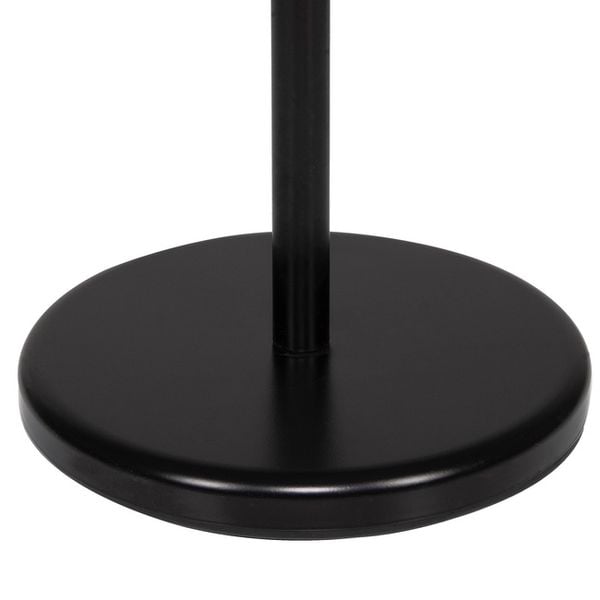 Wieszak łazienkowy na ręczniki 3-ramienny wys. 86 cm obrotowy czarny zdjęcie 2