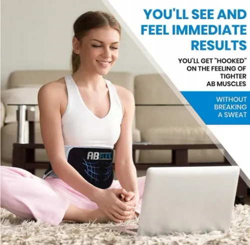 ABFLEX AB ELEKTROSTYMULATOR MIĘŚNI BRZUCHA TRENER na Arena.pl