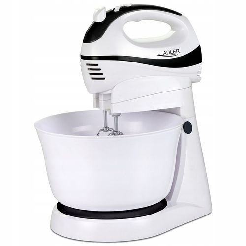 MIKSER RĘCZNY ROBOT KUCHENNY Z OBROTOWĄ MISĄ 3L 550W 5 PRĘDKOŚCI 2 na Arena.pl