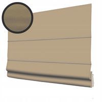 Roleta Rzymska Zaciemniająca Na Wymiar: Ciemny Beż