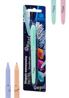długopis wymazywalny oops niebieski pastel blister astra