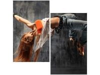 60X60CM FITNESS DWU OBRAZ ŚCIAN