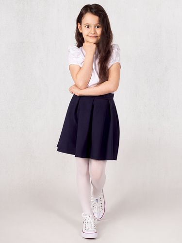 Rajstopy dziecięce mikrofibra gładkie białe 50 DEN 128-134 YOCLUB na Arena.pl