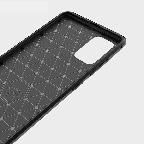 Spacecase Carbon Galaxy A71 Czarny zdjęcie 8