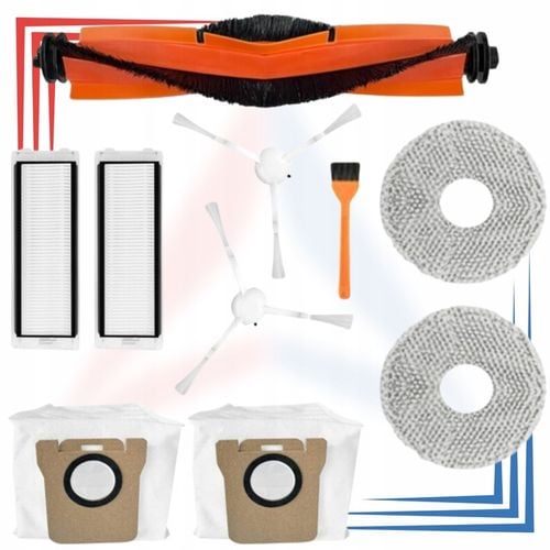 Zestaw do Xiaomi Mi Robot Vacuum X10+/X20+ filtry szczotki mopy worki na Arena.pl