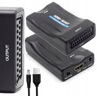 Konwerter Adapter HDMI 1080P 50Hz/60Hz na SCART Sygnał Cyfrowy Na Analogowy