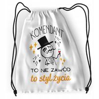 Plecak Sportowy Szkolny Komendanta Worek Torba Z Nadrukiem Ze Zdjęciem