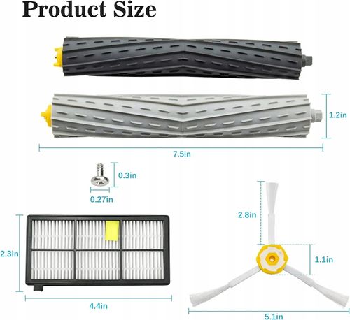 zestaw szczotek i filtrów do irobot roomba serii 800/900 na Arena.pl
