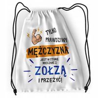 Plecak Śmieszne Sportowy Szkolny Worek Z Nadrukiem Ze Zdjęciem