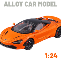 METALOWY MODEL SAMOCHODU Mercedes McLaren 720S 1:24 LED DŹWIĘK DRZWI MASKA