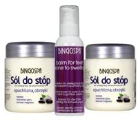 OPUCHLIZNA OBRZĘKI BÓL STÓP SKUTECZNY ZESTAW SOLE PLUS BALSAM BINGOSPA