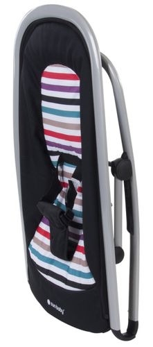 Leżaczek Komfi Onyx Stripes (czarny) na Arena.pl