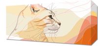 Obraz 40x20cm Delikatny Profil Kota