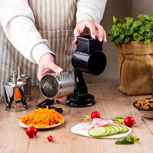 maszynka tarka bębnowa do tarcia owarzyw orzechów sera kinghoff kh-1951 na Arena.pl