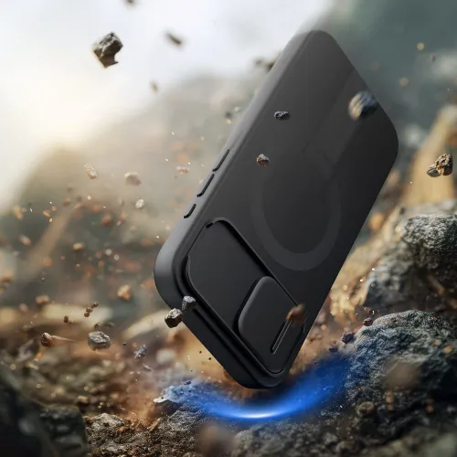 etui tech-protect kevlar aura magsafe na iphone 16e - czarne na Arena.pl